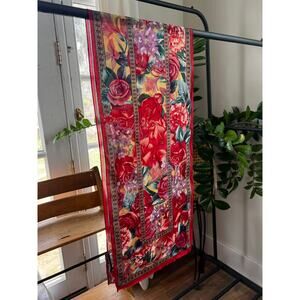 Silk Scarf | Oscar De La Renta Studio | Floral Scarf